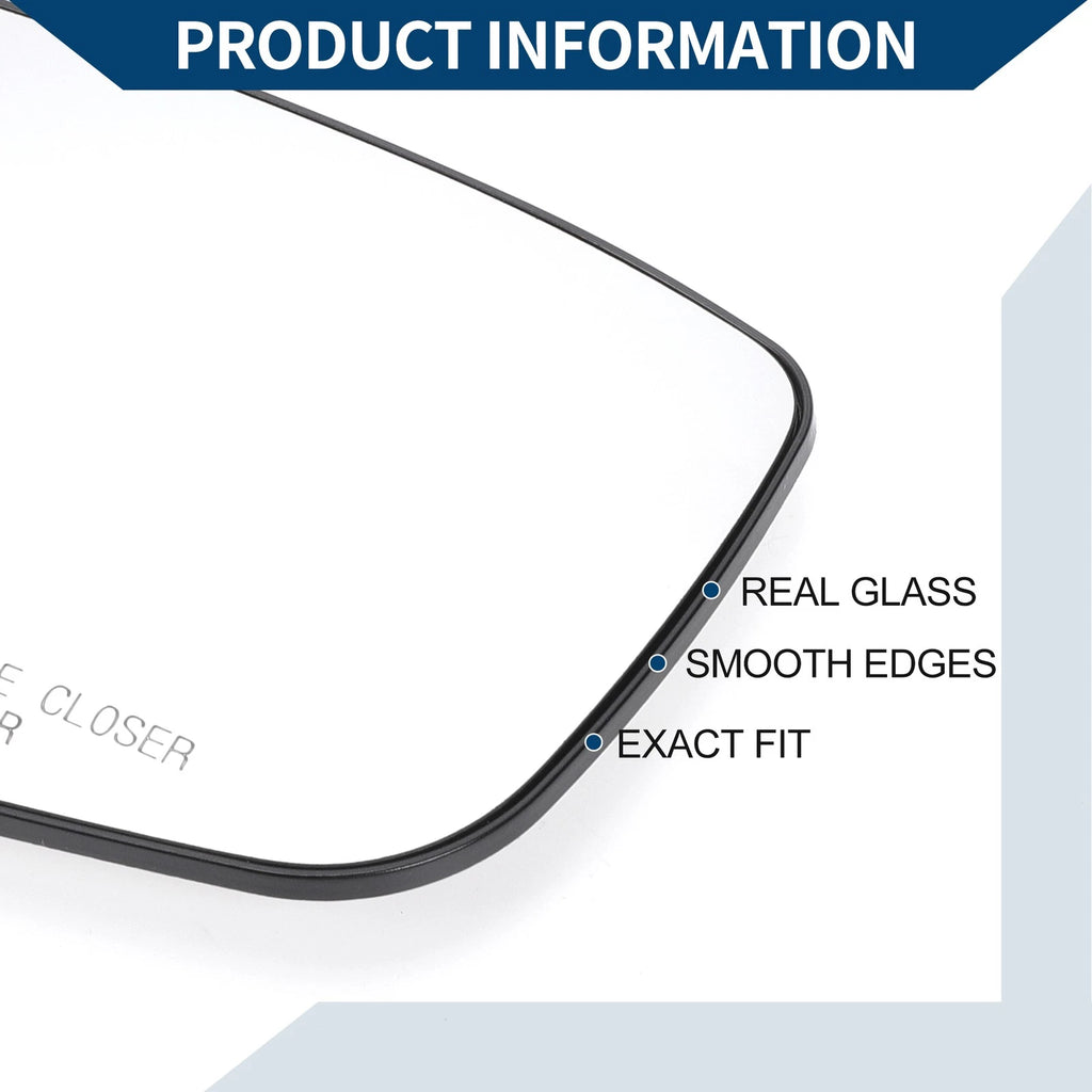 Heated Right Side Mirror Glass for Honda Accord (2008–2012)