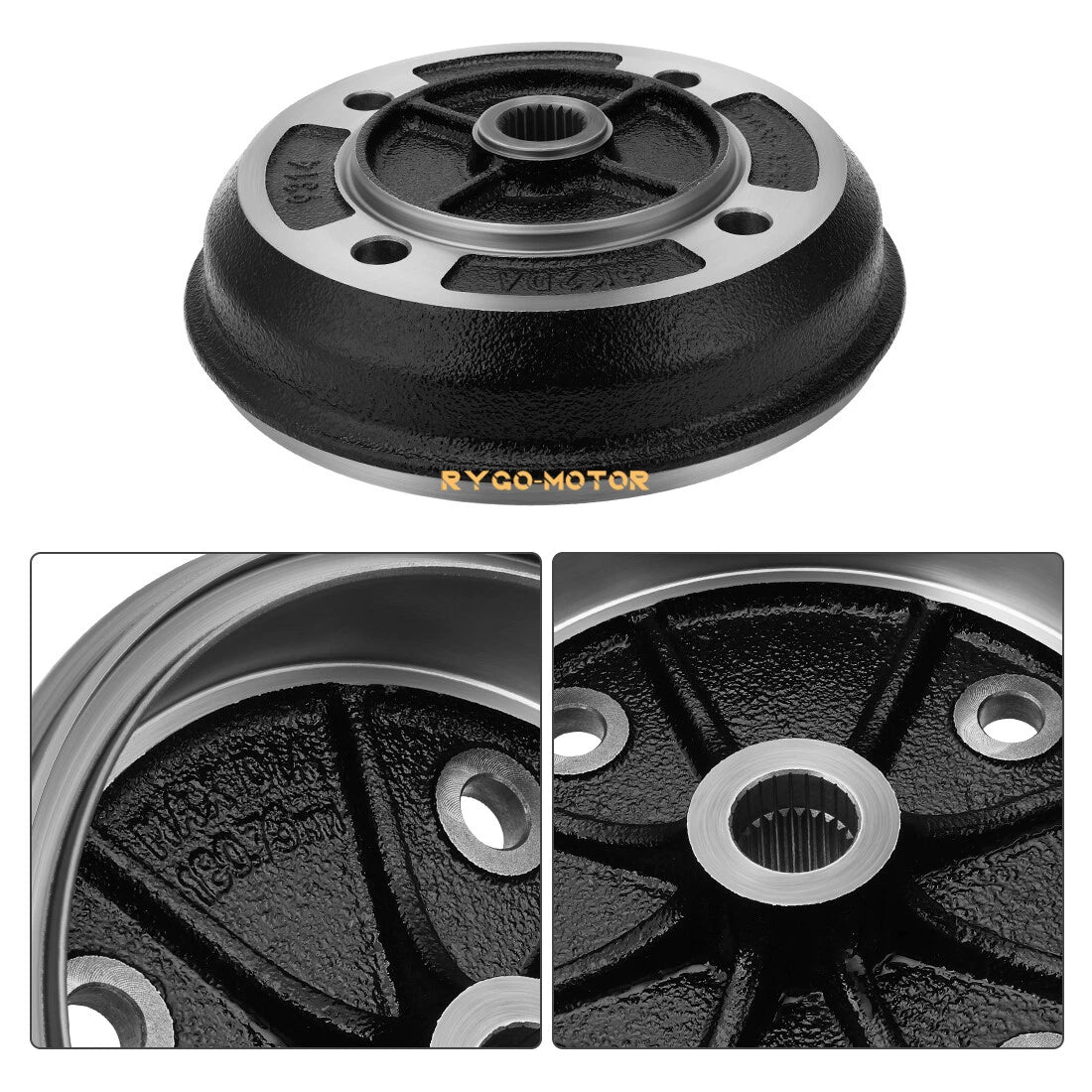 Rear Wheel Brake Drum Hub for Kawasaki Mule (2010–2020)