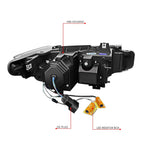 LED Swoosh-Projector Headlight for BMW 320I 328D (2012–2015)