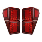 Red UTV Brake Tail Light Set for Polaris Ranger 1000 XP CREW (2019-2021)