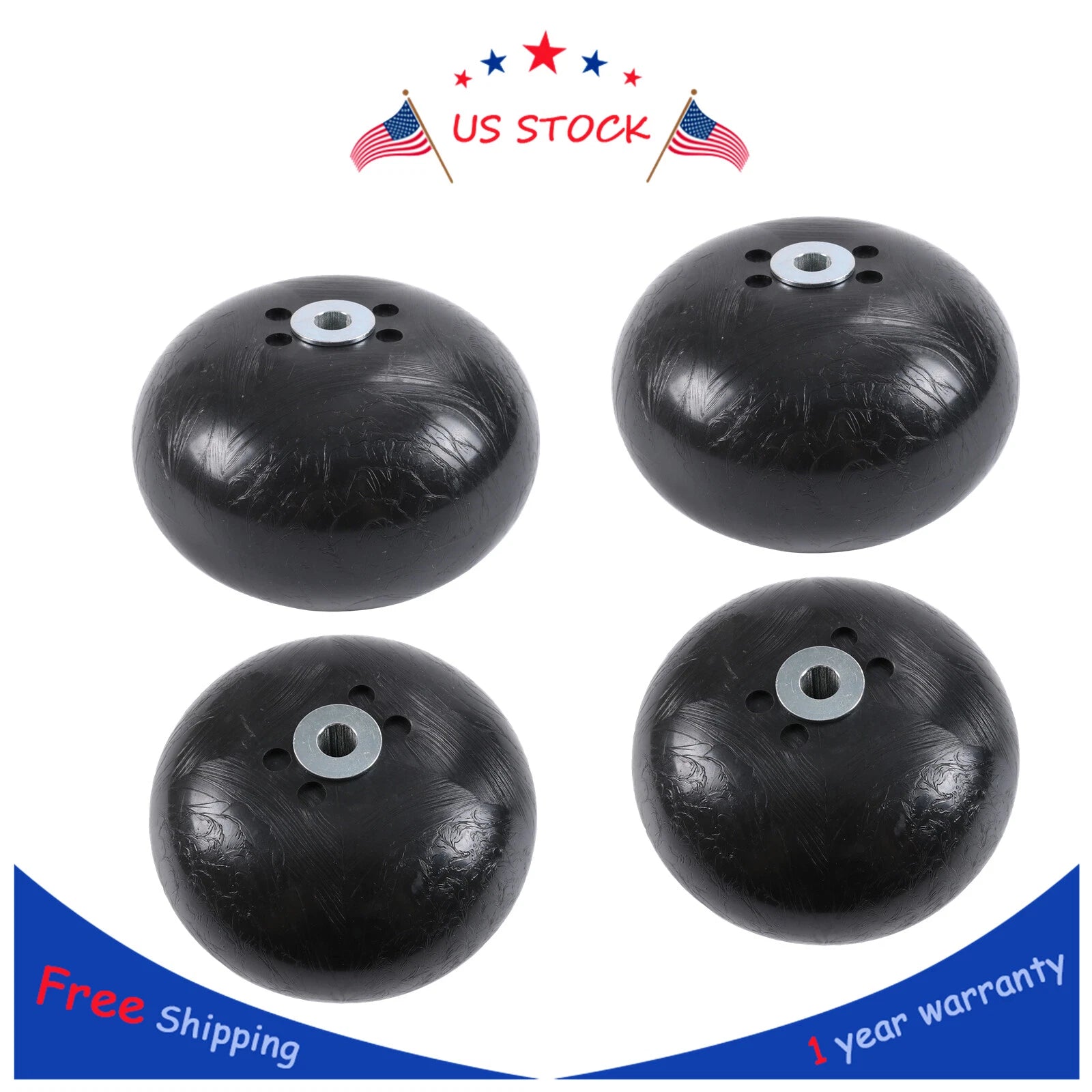 Set of 4 Anti-Scalp Wheels for Scag Turf Tiger Cat 