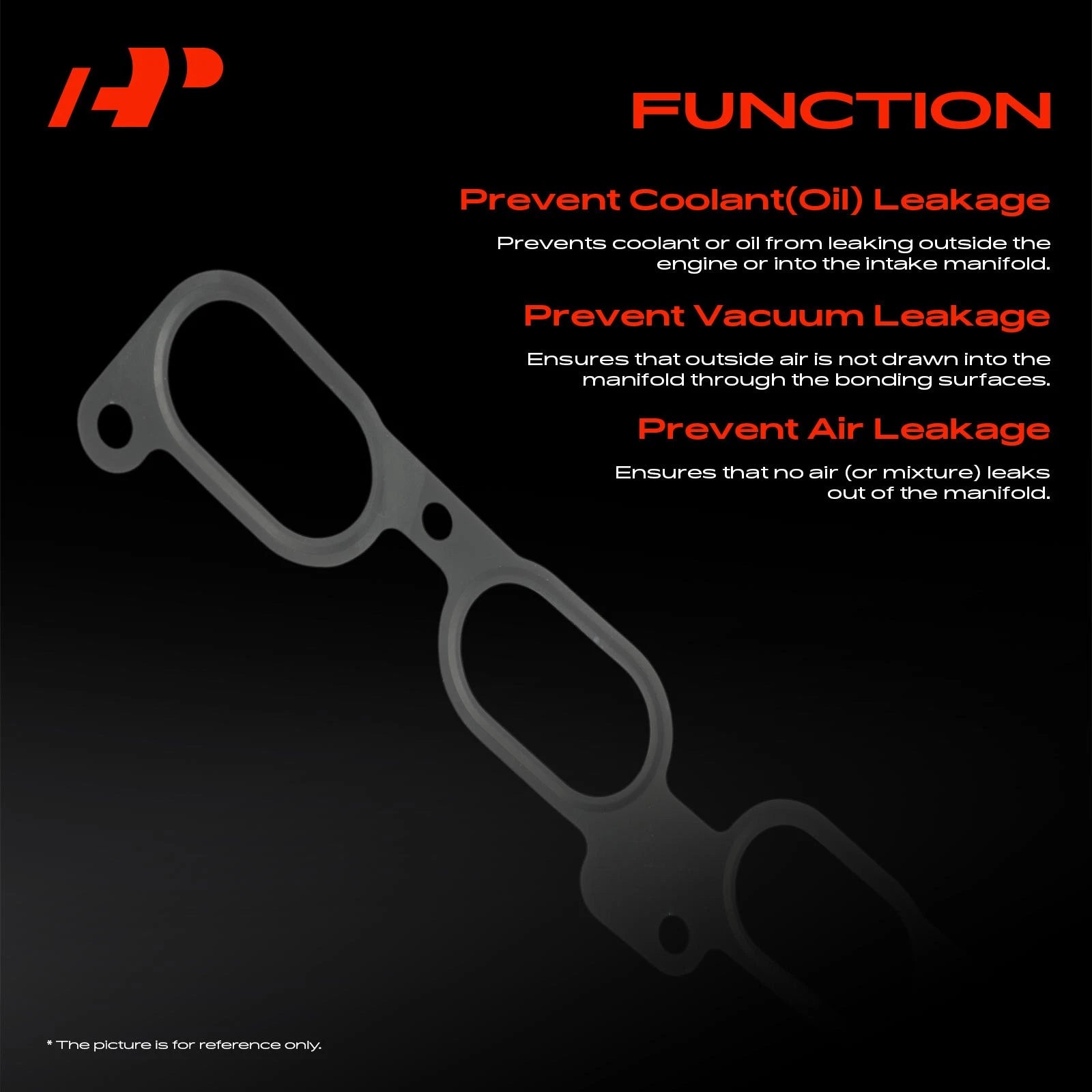 Lower Intake Manifold Gasket for Mitsubishi Lancer 2.0L Turbo