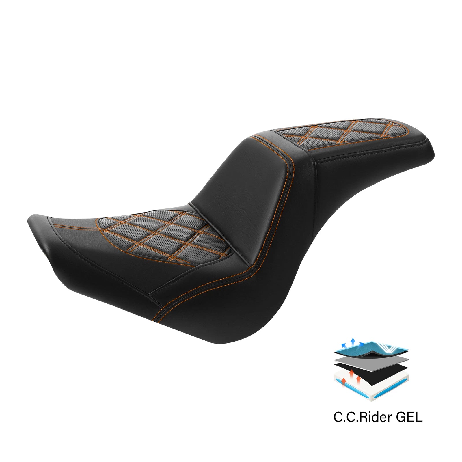 Gel Seat for Harley Softail Standard Street Bob FXBB (2018–Present)