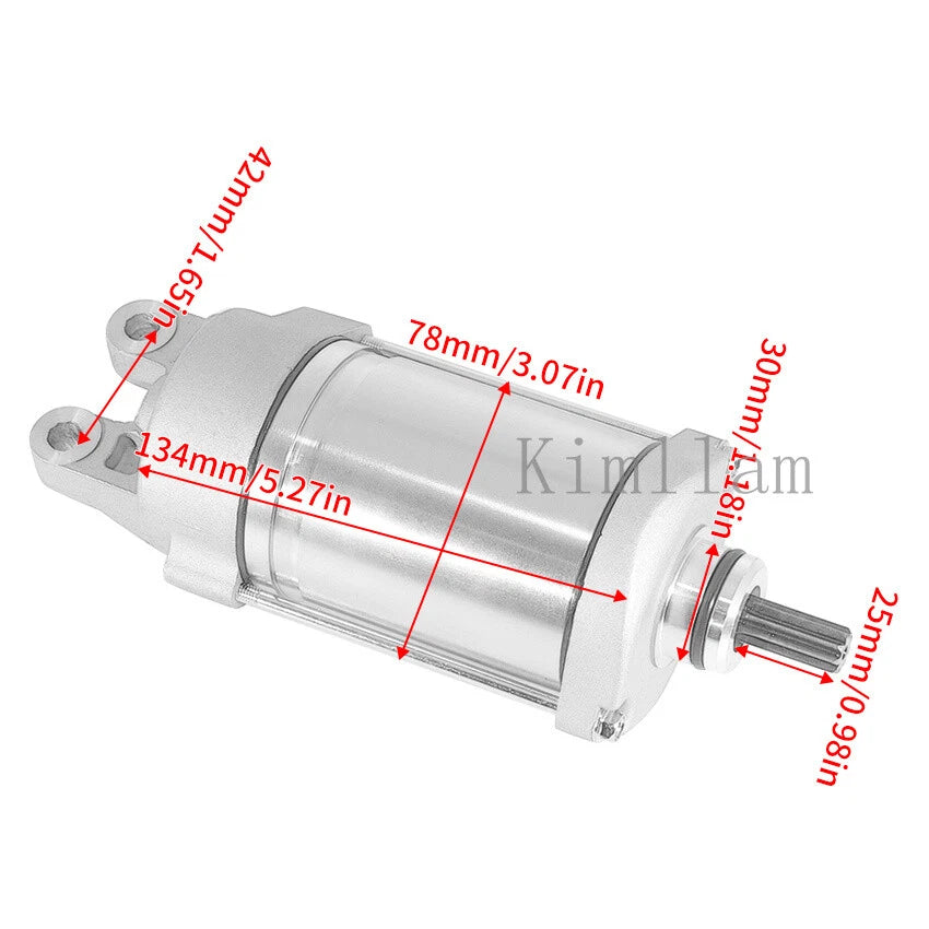 Starter Motor for Arctic Cat XF 9000 Cross Country LTD 137 (2017–2019)
