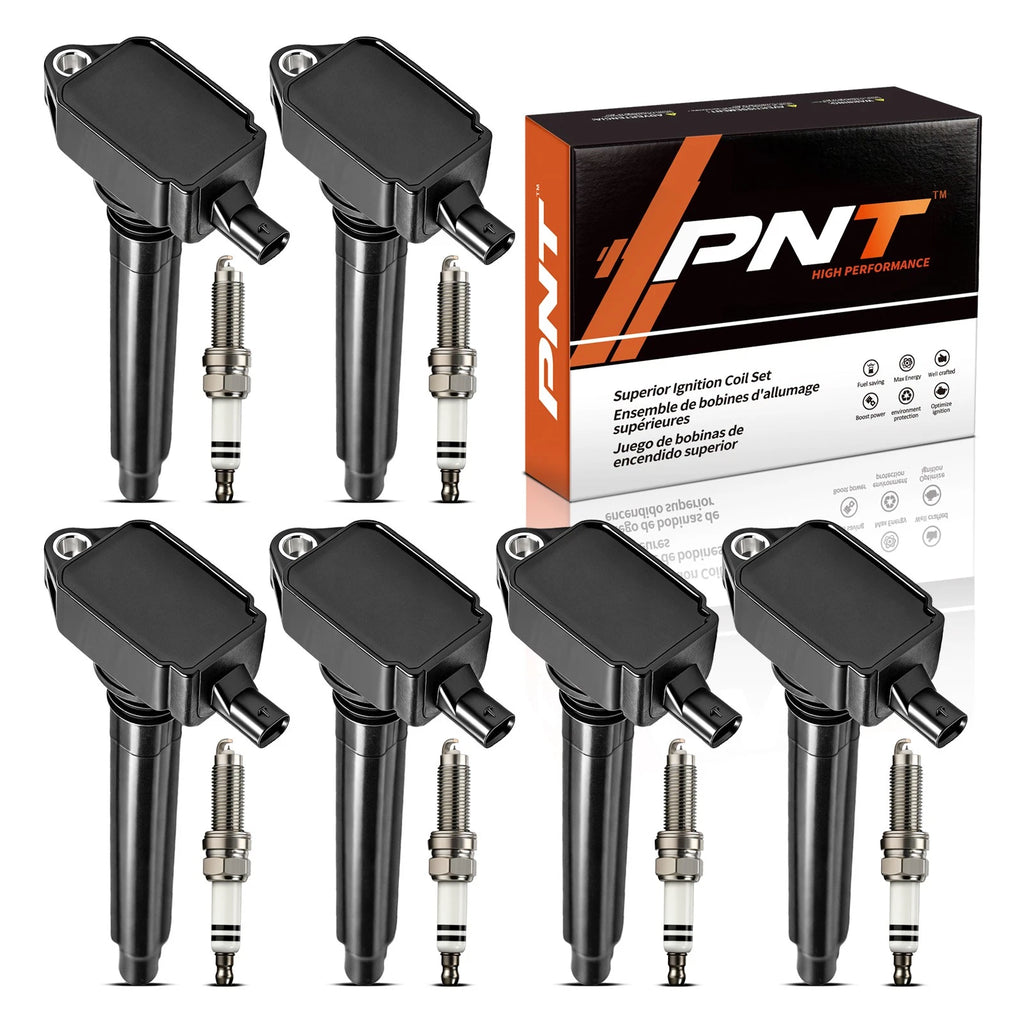 6X Ignition Coil & Spark Plug for Jeep Chrysler Dodge Ram 3.6L (2011–2021) OEM UF648 5149168AH