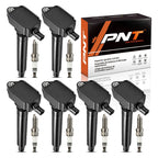6X Ignition Coil & Spark Plug for Jeep Chrysler Dodge Ram 3.6L (2011–2021) OEM UF648 5149168AH