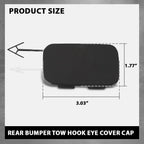 Rear Bumper Tow Hook Eye Cover for Audi A8 Quattro (2014–2017)