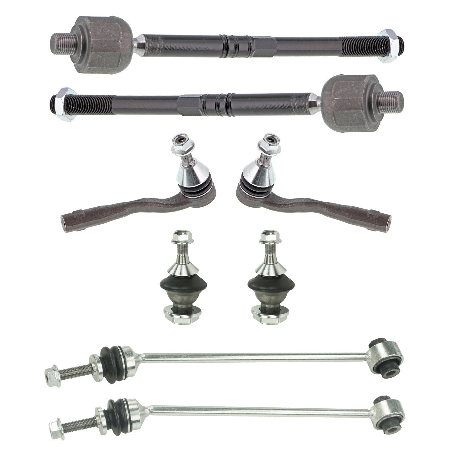 Set of 4 Mevotech Supreme Tie Rod Ends & Sway Bar Links for X166 GL550 (2013–2019)