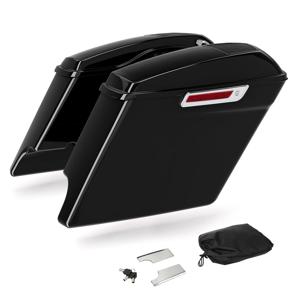 5" Stretched Saddlebags for Harley Touring (2014–2024) 6"x9" Speaker Cutout