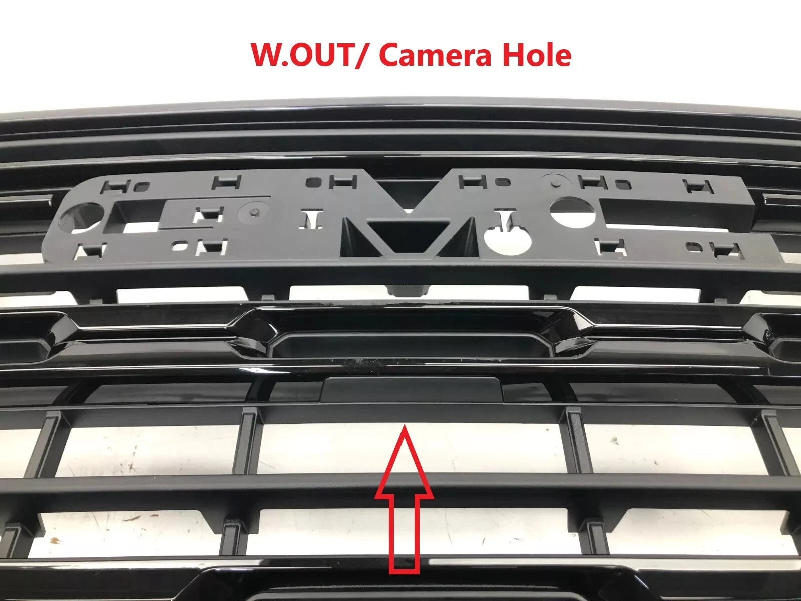 Front Upper Grille for GMC Sierra 1500 (2022–2024) #56 Summit White