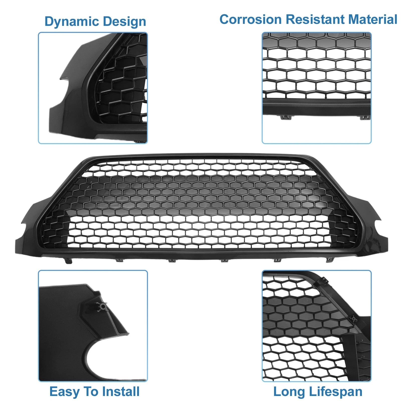 Front Hood Bumper Grille for Toyota Corolla (2020–2022) No.5311202A50 Black