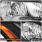 Right Passenger Headlight Lamp for Nissan Sentra SR 2.5L (2010–2012)