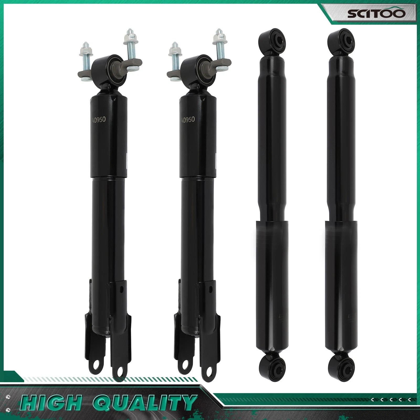 Set of 4 Front Rear Shocks Struts Kits for Chevrolet Silverado 2500 HD (2011–2019)