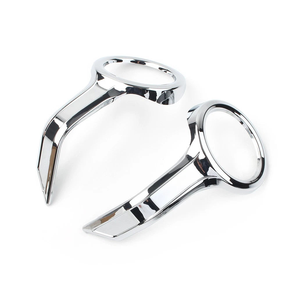 Chrome Fog Light Bezel Trim Rings for Honda Goldwing GL1800 (2001–2010)