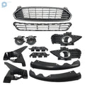 Front Bumper Grill w/ Fog Light Covers for Ford Fusion (2013–2016)