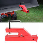 2" Mount Receiver Trailer Hitch Clamp for Bobcat Deere Tractor Skid Steer