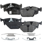 Set of 4 NAO Brake Pads for BMW 325i, 323i (1994–2005)