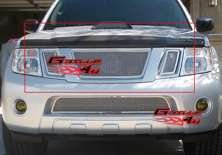 Chrome Stainless Mesh Grille Insert for Nissan Pathfinder (2008–2012)