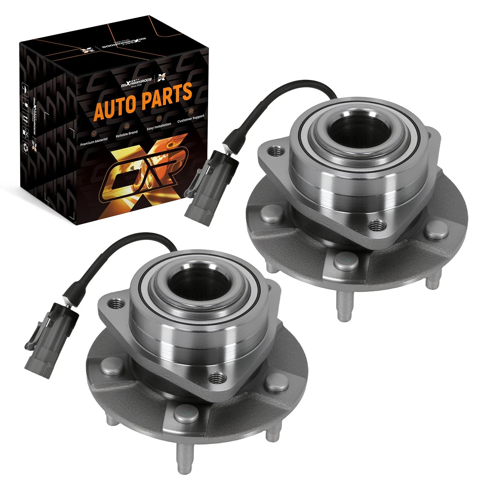 Front Left Right Wheel Hub for Pontiac Torrent (2006) 10351823 5 Lug ABS