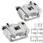 Set of 2 Rear Disc Brake Calipers with Brackets for Honda Pilot (2009–2015)