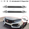 Carbon Adjust 6" to 9" Bumper Diffuser Splitter Strut Rod Stabilizer for Honda (2012–2023)