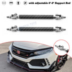 Carbon Adjust 6" to 9" Bumper Diffuser Splitter Strut Rod Stabilizer for Honda (2012–2023)