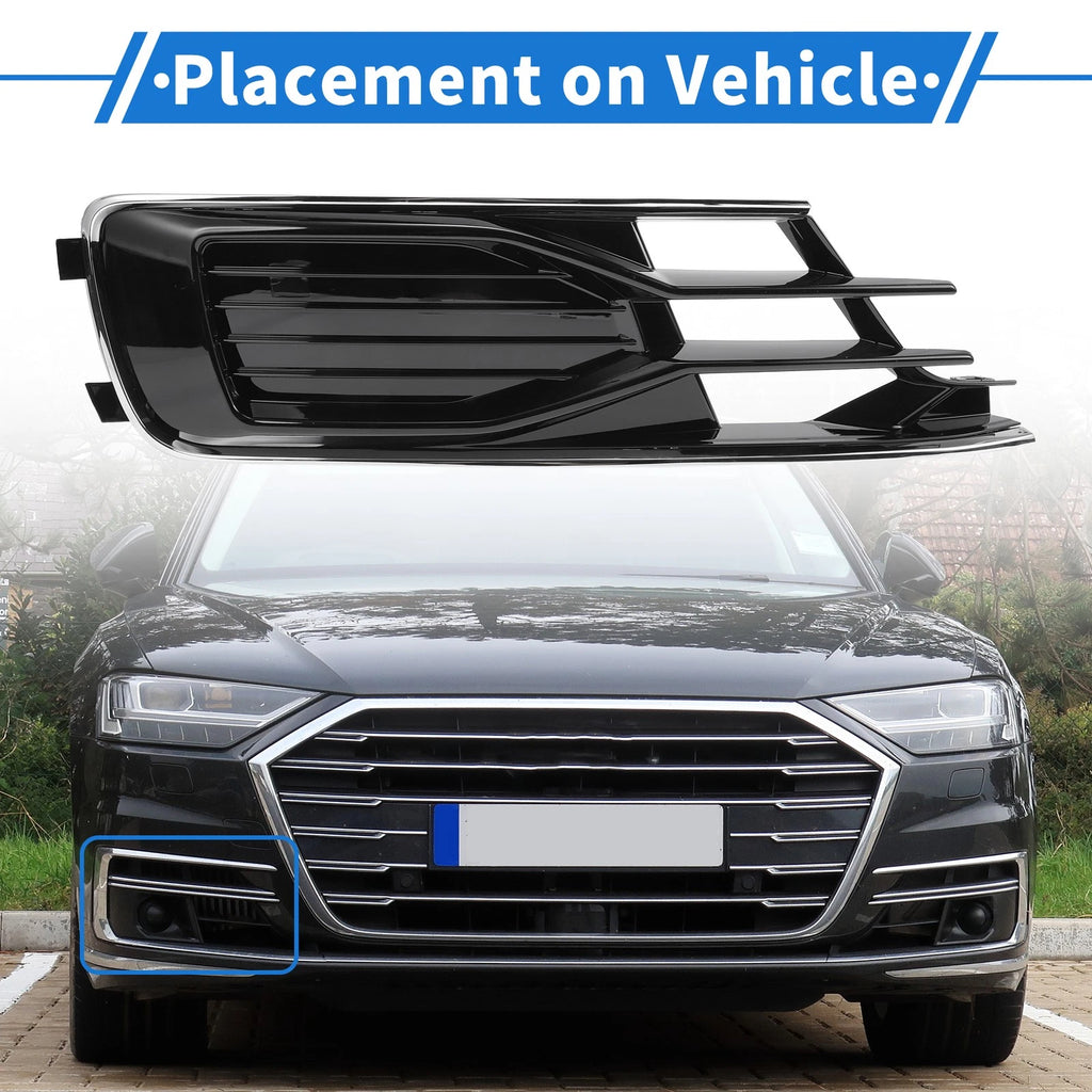 1pc Fog Light Grill for Audi A6 C7 (2014–2018) No. 4G0807682AD