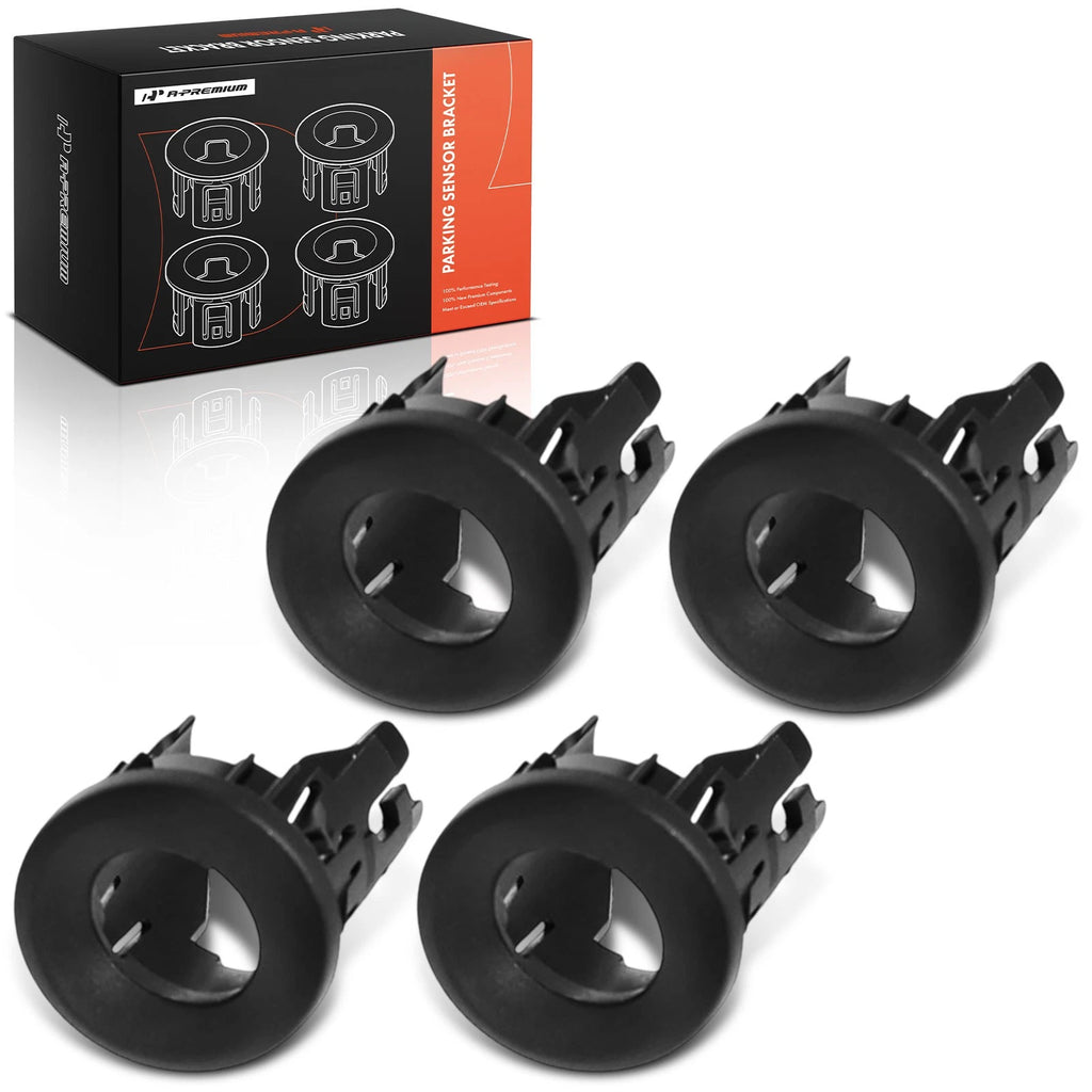 Set of 4 Rear Parking Sensor Bezels for Chevy Silverado 1500