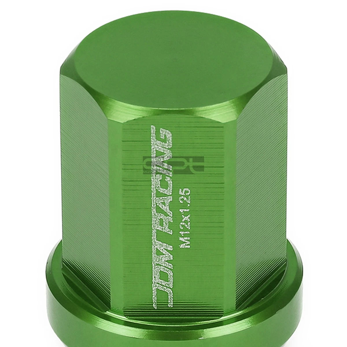20 PCS Closed End M12x1.25 35mm Tall Green Aluminum Lug Nuts for JDM Vehicles