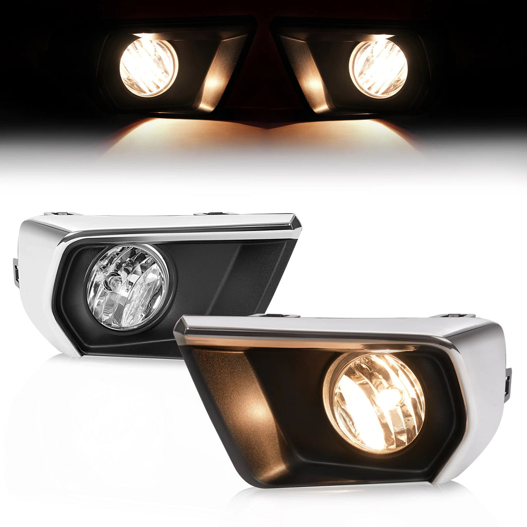 Fog Lights for Chevy Colorado (2021-2022) with Silver Bezel