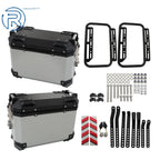 36L Hard Saddlebag Box Trunk for Motorcycle with Support Racks