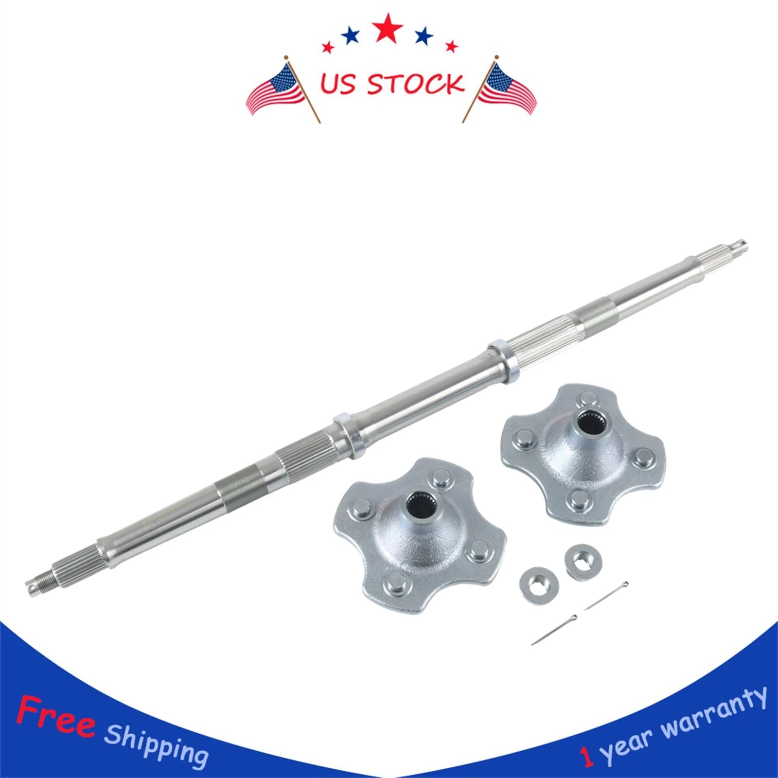 Axle Shaft and Wheel Hub for Honda TRX300 Fourtrax 300 (1992–2000)
