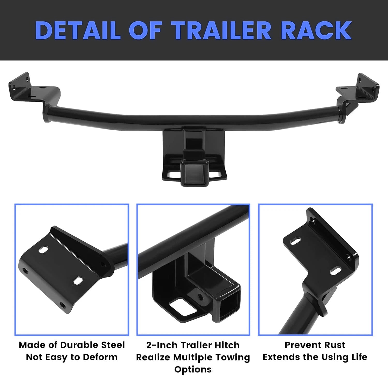 Trailer Hitch Class 3 Receiver 2" for Hyundai Tucson (2016–2021)