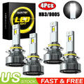 4Pcs 9005 LED Headlight Bulb Conversion Kit for