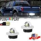 LED License Plate Lights for Ford F-150 Raptor Explorer (2010–2023)