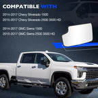 Driver Left Side Lower Mirror Glass for Chevy Silverado 2500 HD (2014-2017)