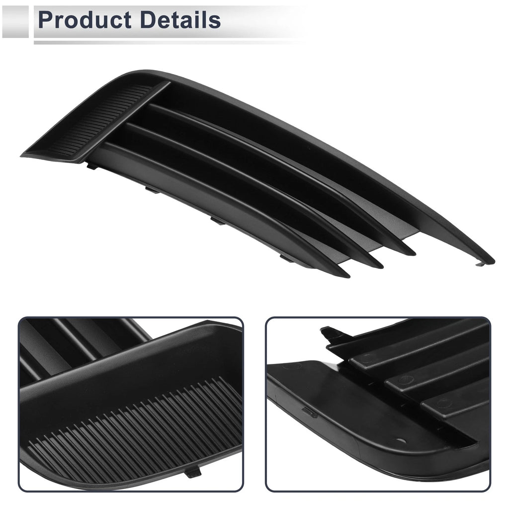 1pc Fog Light Grill for Audi A3 S3 (2013–2017) No. 8V5807682 Black