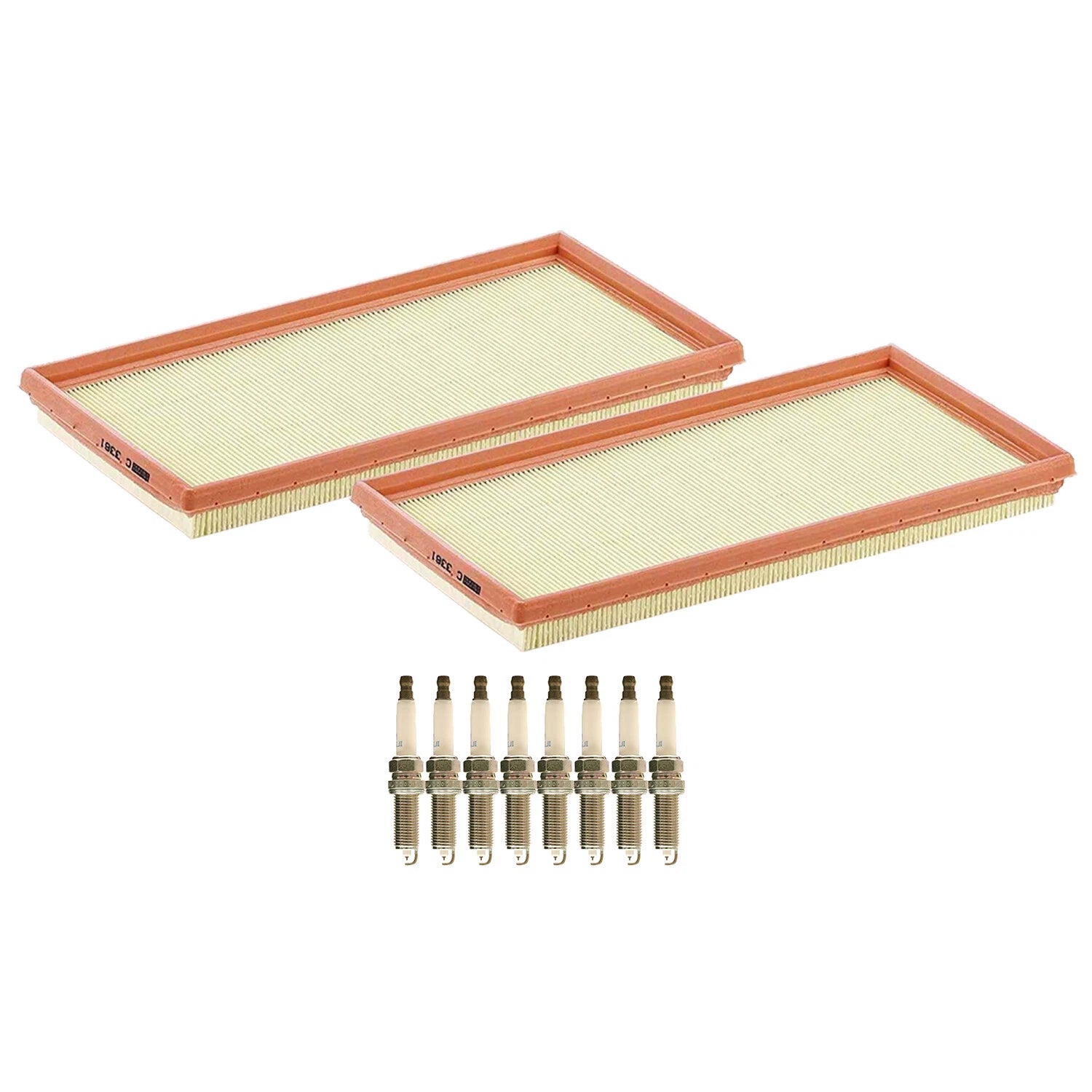 OEM 8 Spark Plug & Air Filter Kit for W204 W211 W219 W221 W209 W164 C216 V251