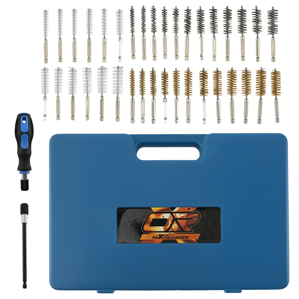 Drill Brush Set for Cleaning Cylinder Head 1/4" Hex