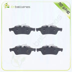 Set of 4 Metallic Rear Brake Pads for Toyota Sienna, Solara (2004–2008)
