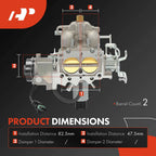 2 Barrel Carburetor for Jeep Grand Wagoneer (1984–1986) Scrambler (1982–1985)