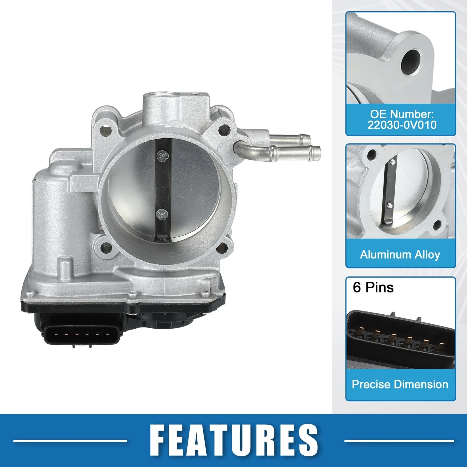 Throttle Body Actuator No.2203036010 for Toyota Camry 2.5L L4 (2010–2017)