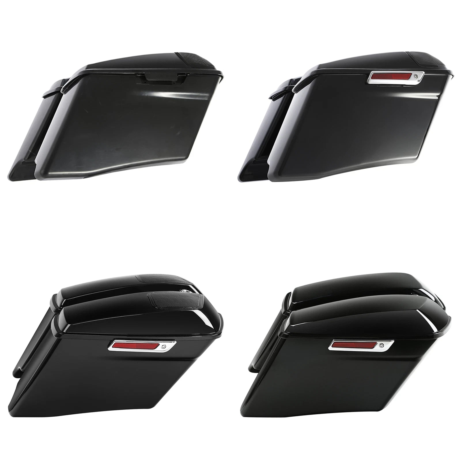 4" Stretched Extended Saddlebags for Harley CVO Touring Glide (2014–Present)