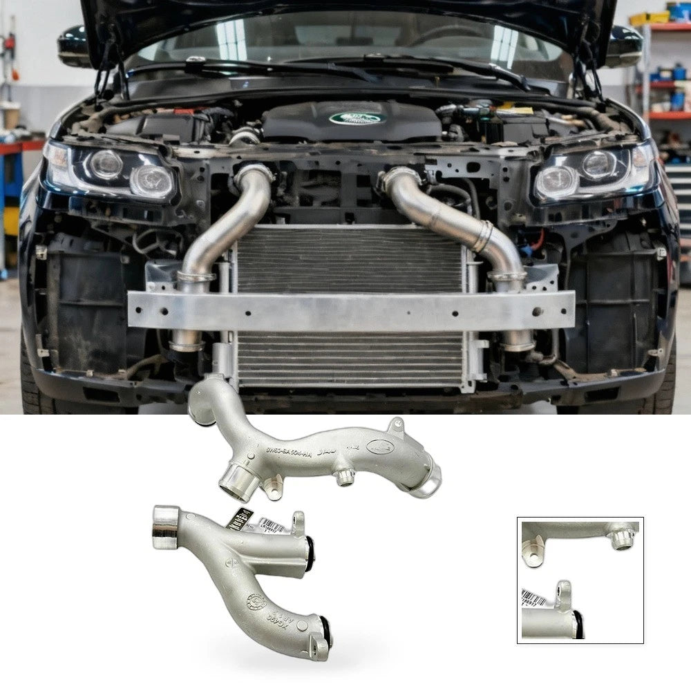 Aluminum Coolant Pipe for Land Rover Jaguar (LR186859, AJ814311, LR186917)