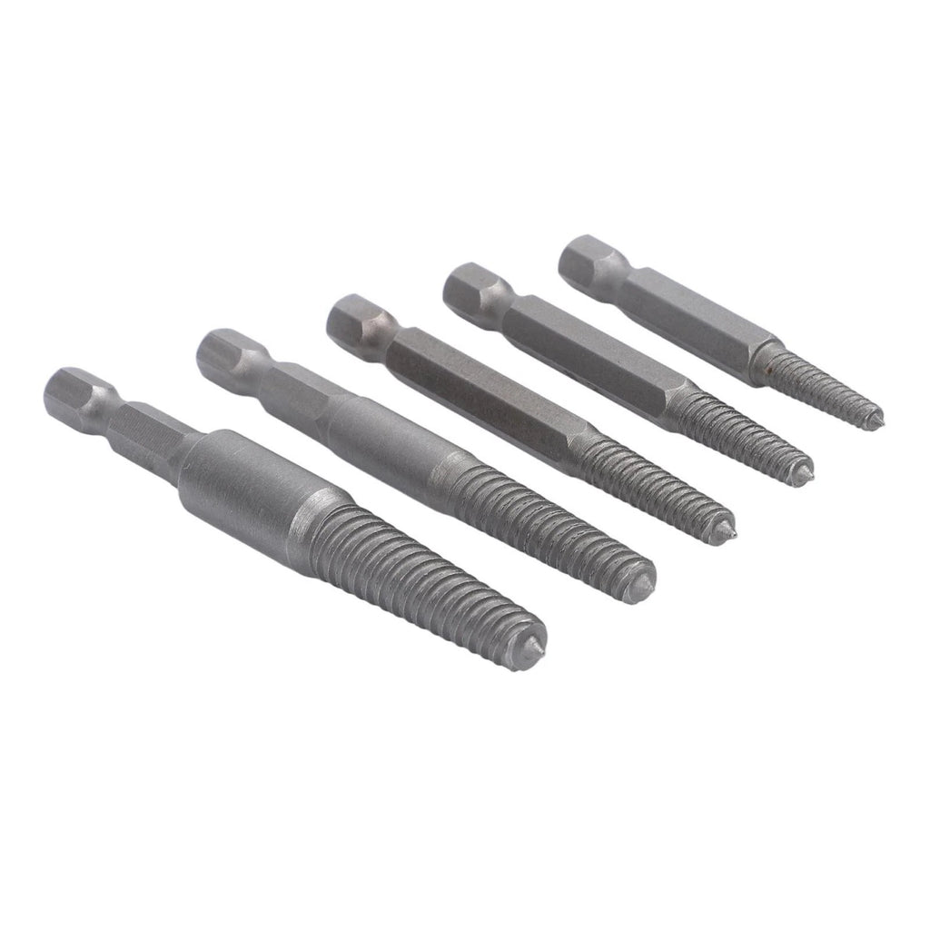 5 Pcs Hex Screw Extractors for Universal Use (1/4 Inch)