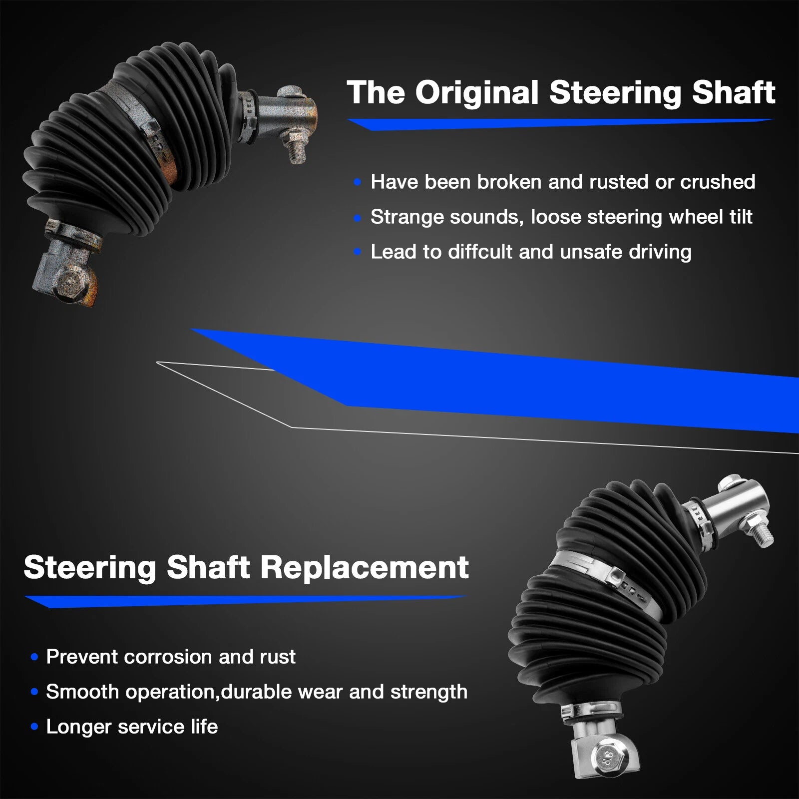 Steering Column Intermediate Shaft for Chevy Silverado Tahoe GMC Sierra (2007-2014)