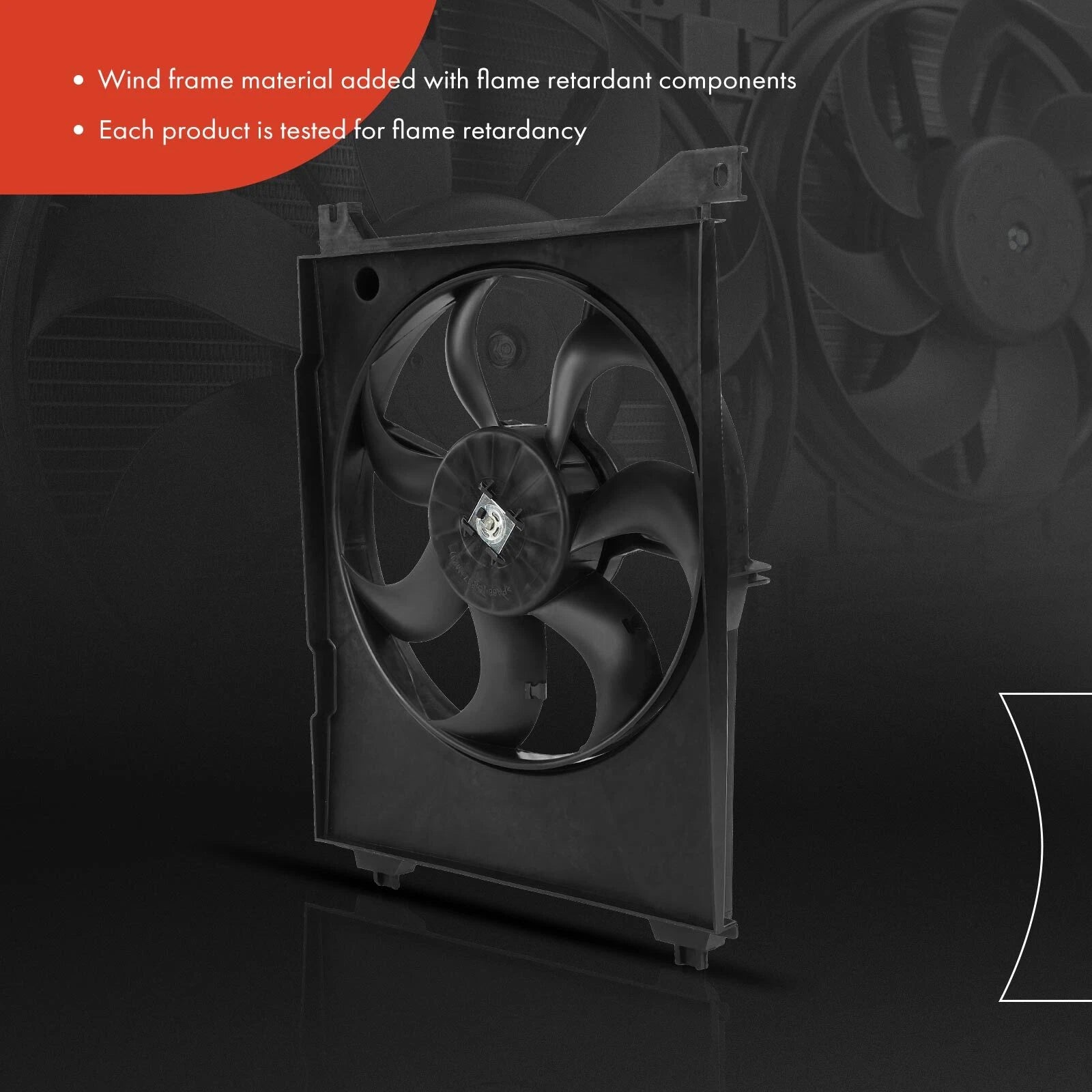 Cooling Fan Assembly with Shroud for Kia Amanti (2004–2006)