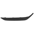 Replacement Black Gloss/Painted Front Driver Side Lower Bumper Cover Molding