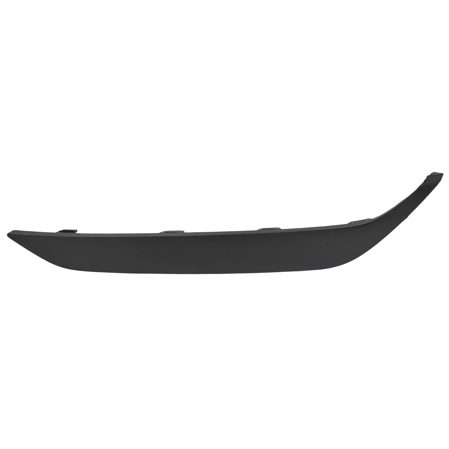Replacement Black Gloss/Painted Front Driver Side Lower Bumper Cover Molding