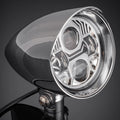 Chrome Bullet Headlight Assembly for Harley Chopper Bobber Dyna Softail